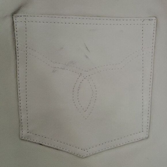 Vintage Leather International Male Pants in Light Moss Green Size 36 - Picture 6 of 11